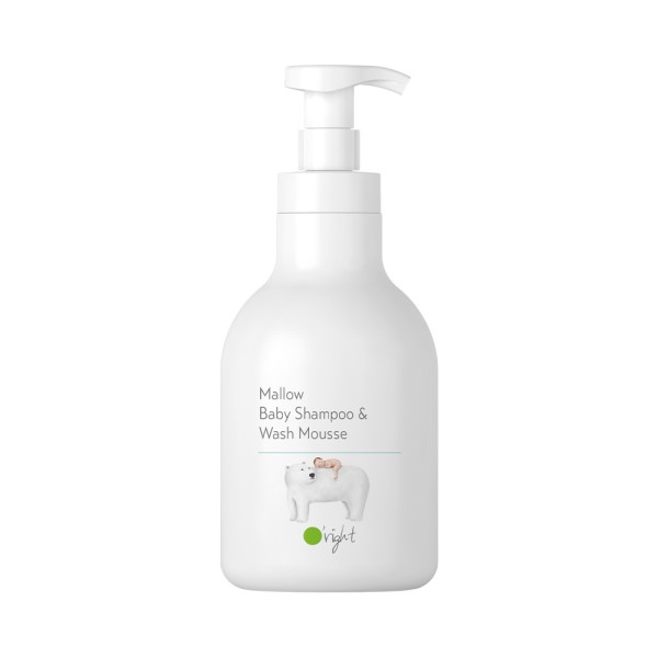 O'right Mallow Baby Shampoo & Wash Mousse 650ml