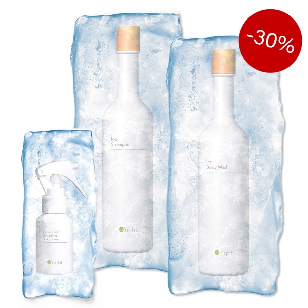 Sommerfrische Plus: Ice Body Wash + Ice Shampoo + Cooling and refreshing Spray